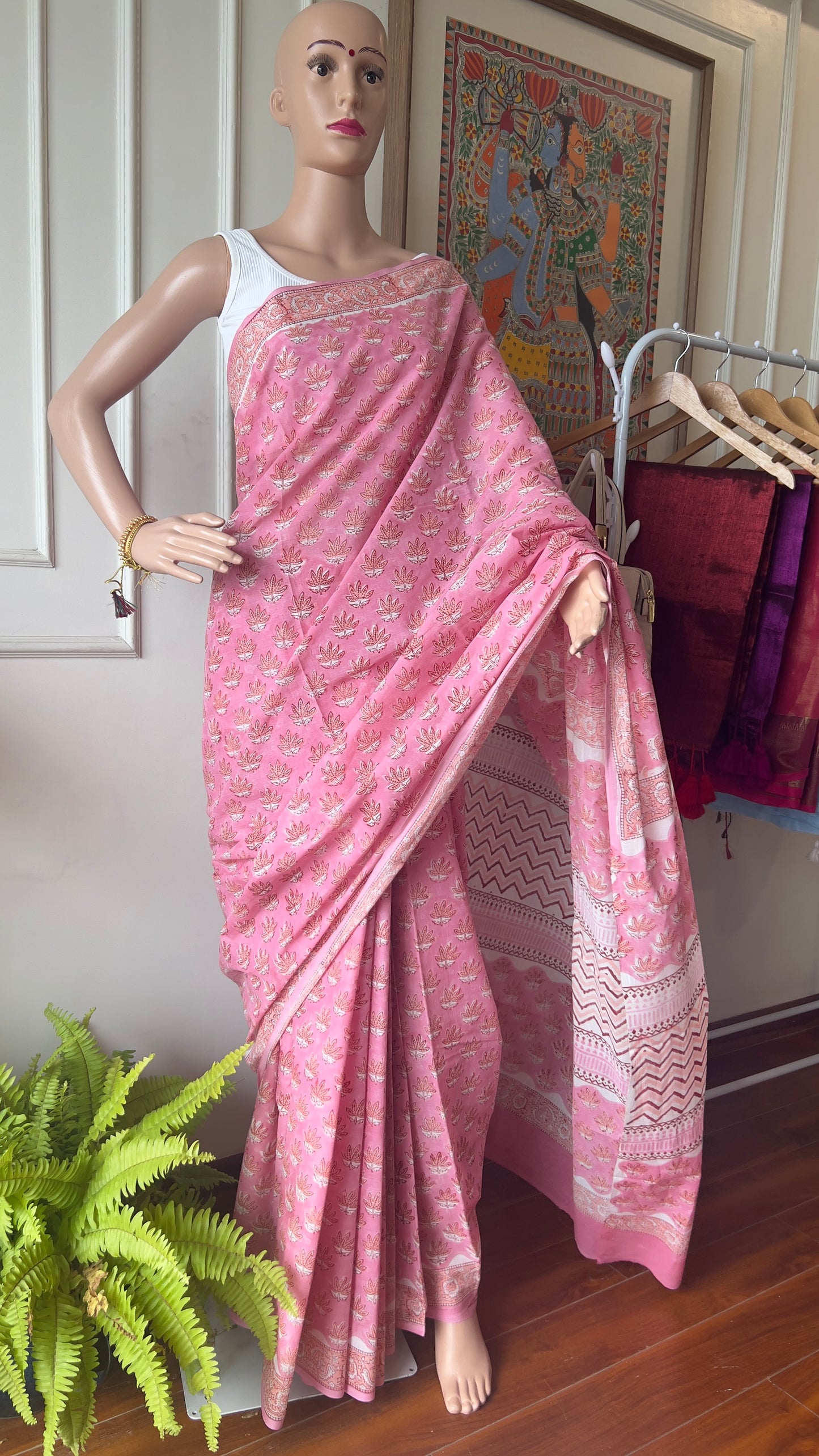 L E E N A || Handloom Cotton Saree