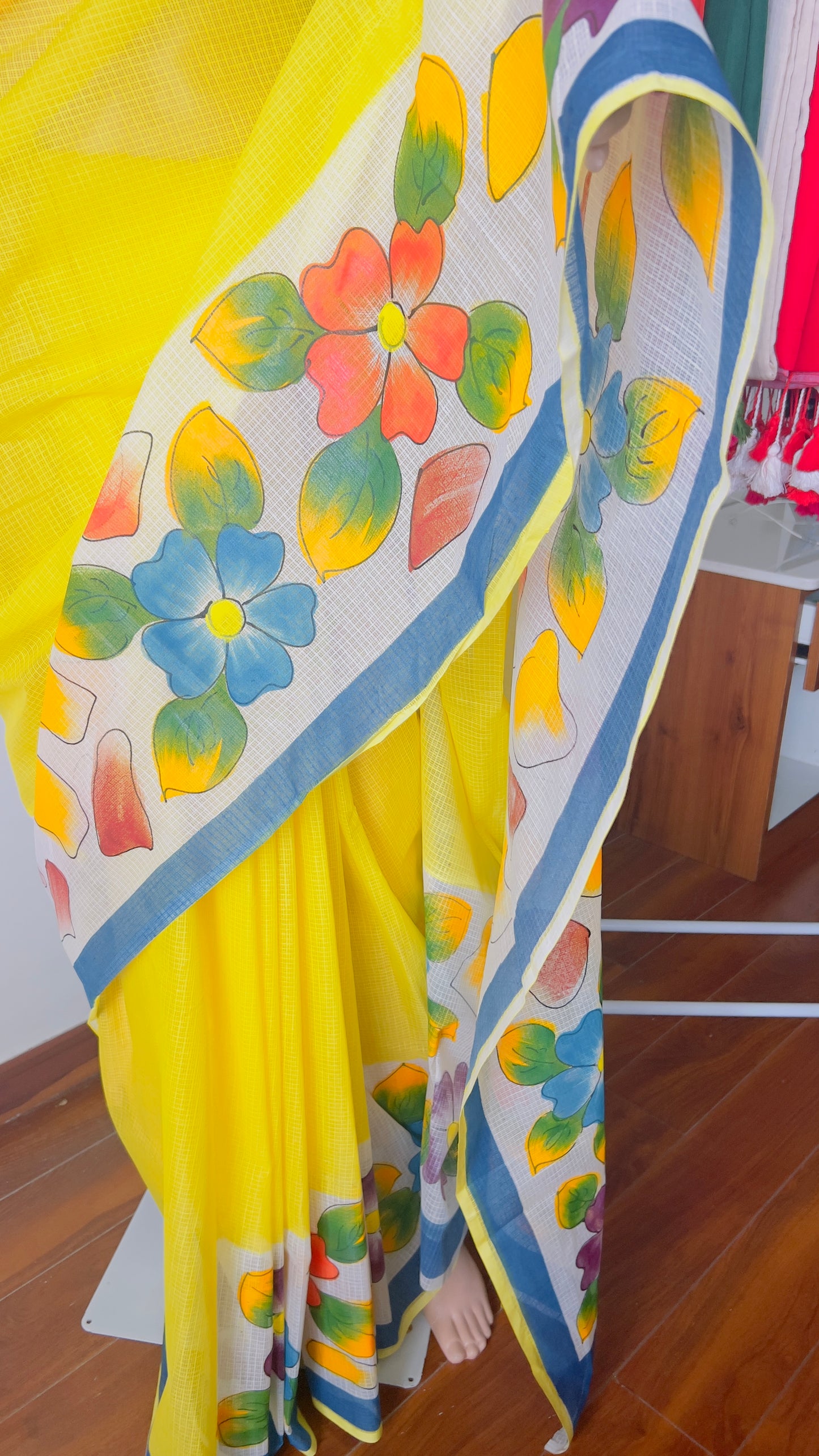 P A H E L I || Kota Doria Hand Paint Saree