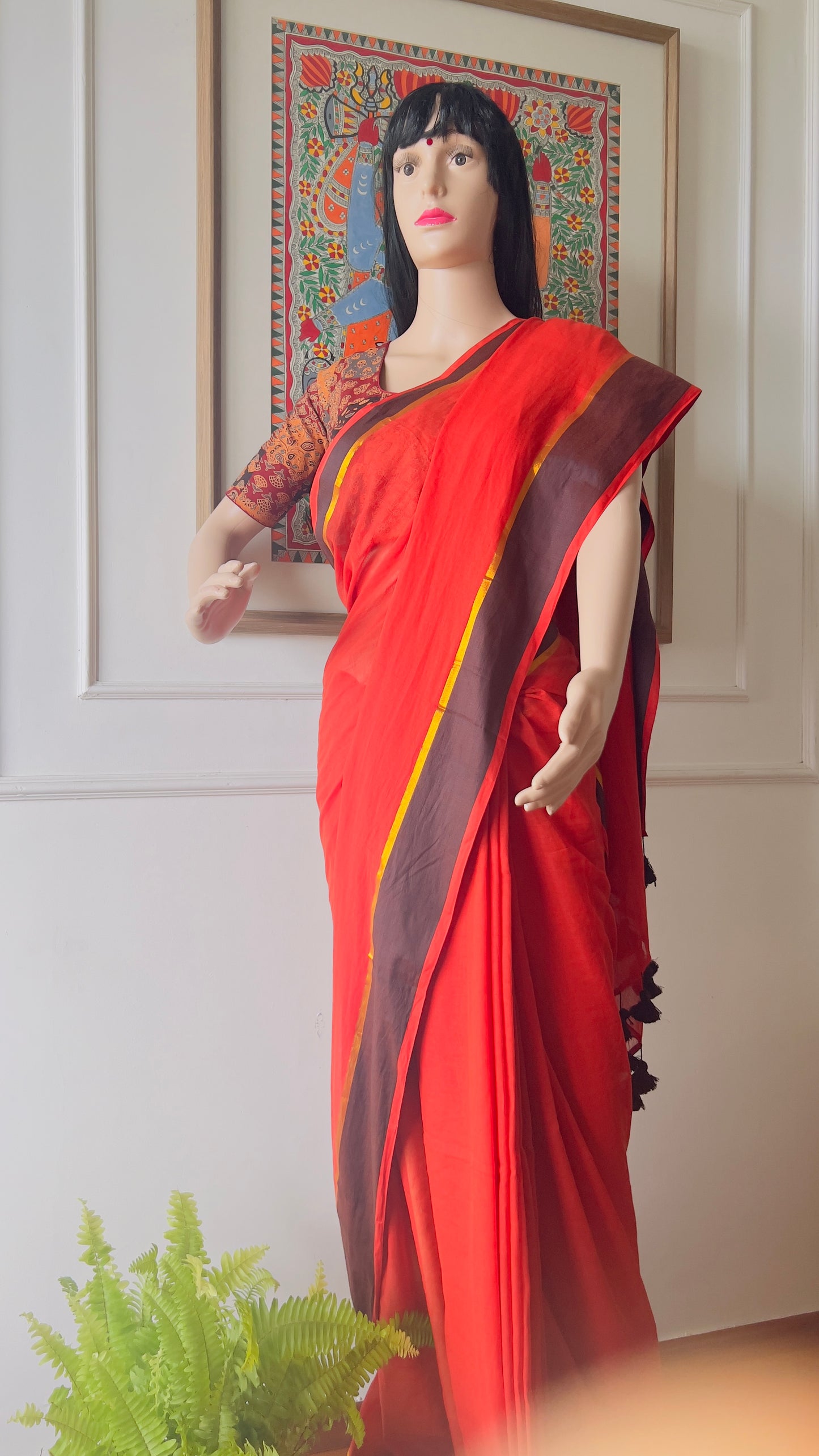 M R U N A L I || MULL COTTON SAREE