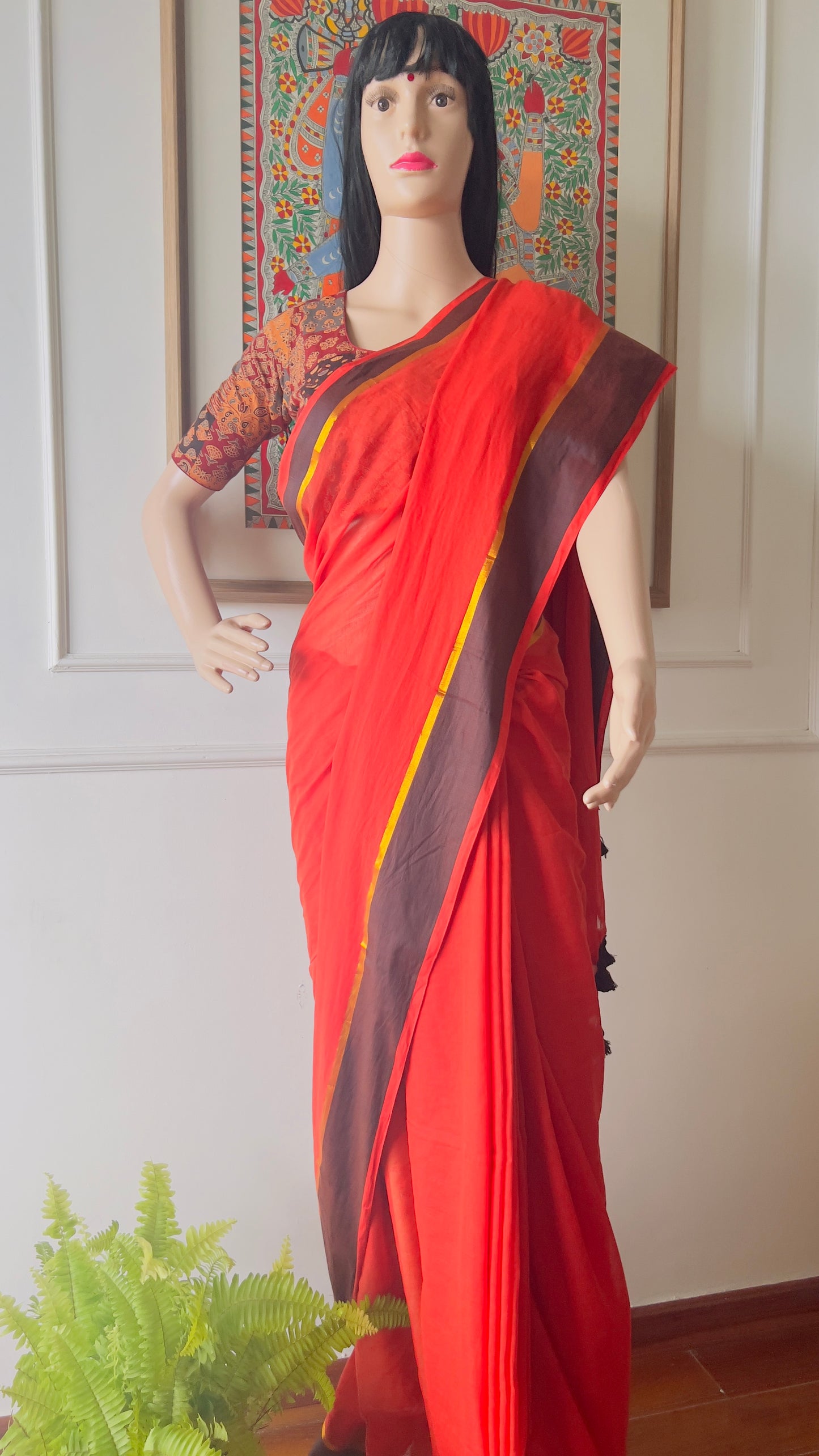 M R U N A L I || MULL COTTON SAREE
