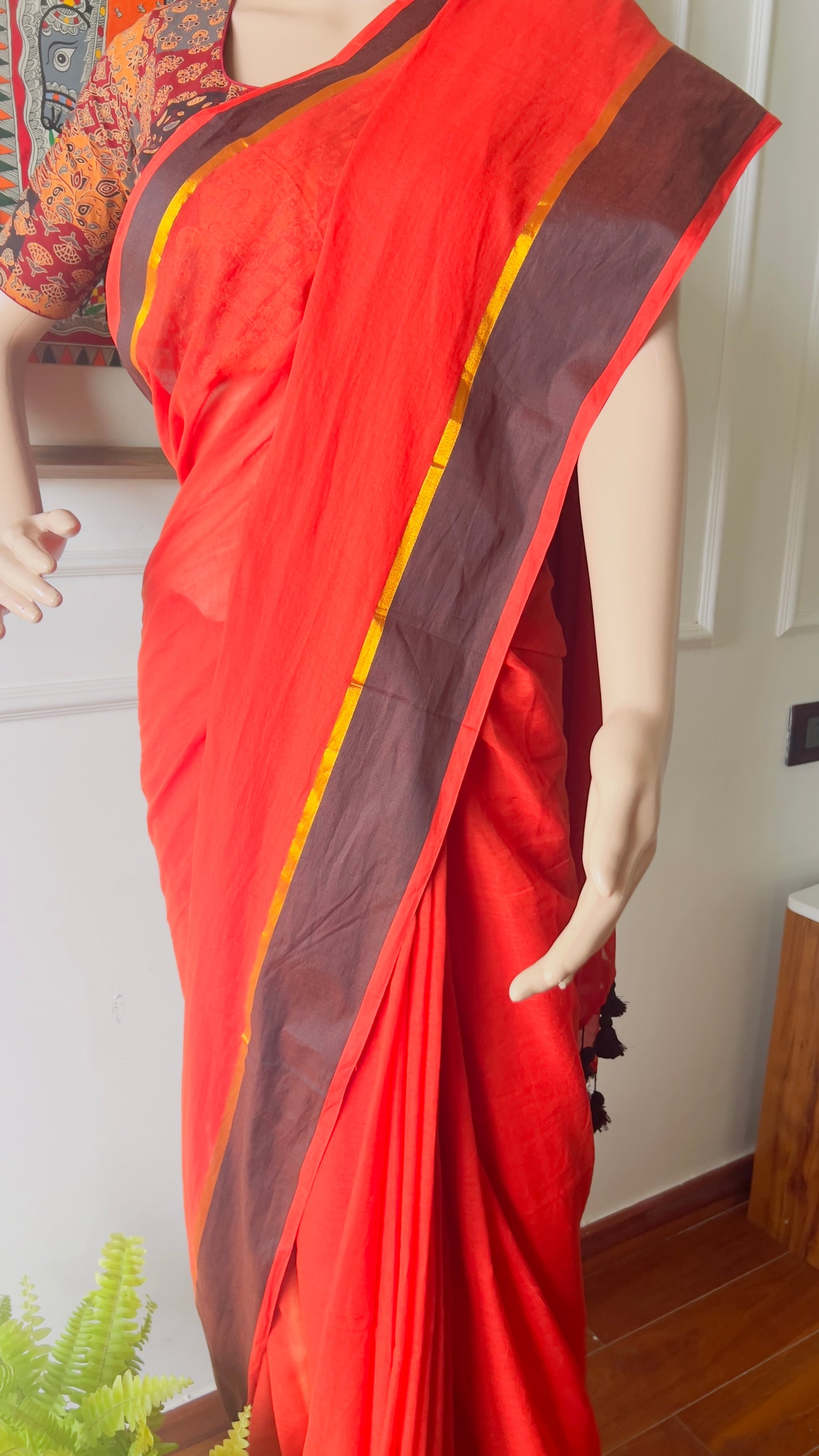 M R U N A L I || MULL COTTON SAREE