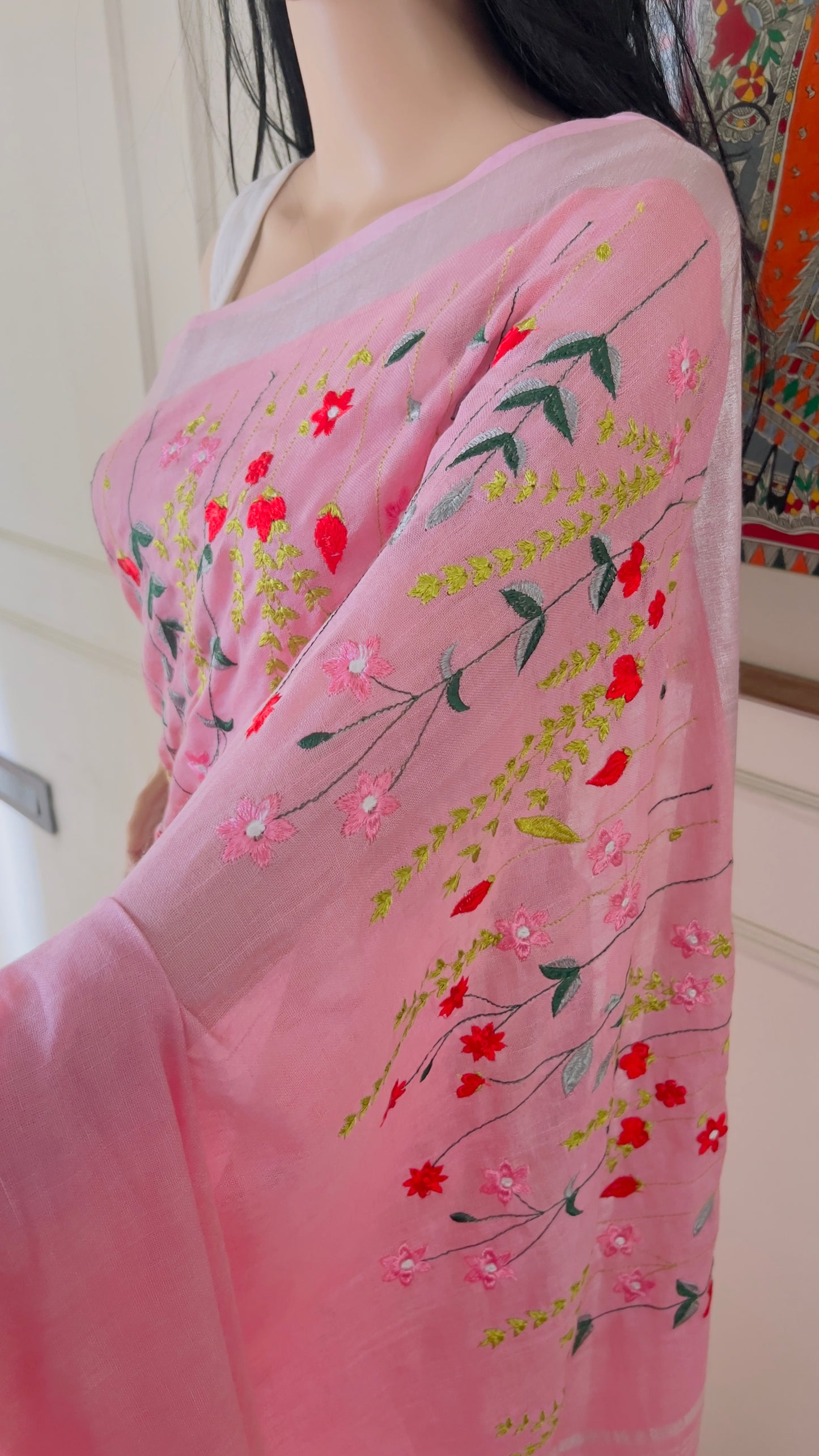 J A L P A R I ||Semi Linen Saree