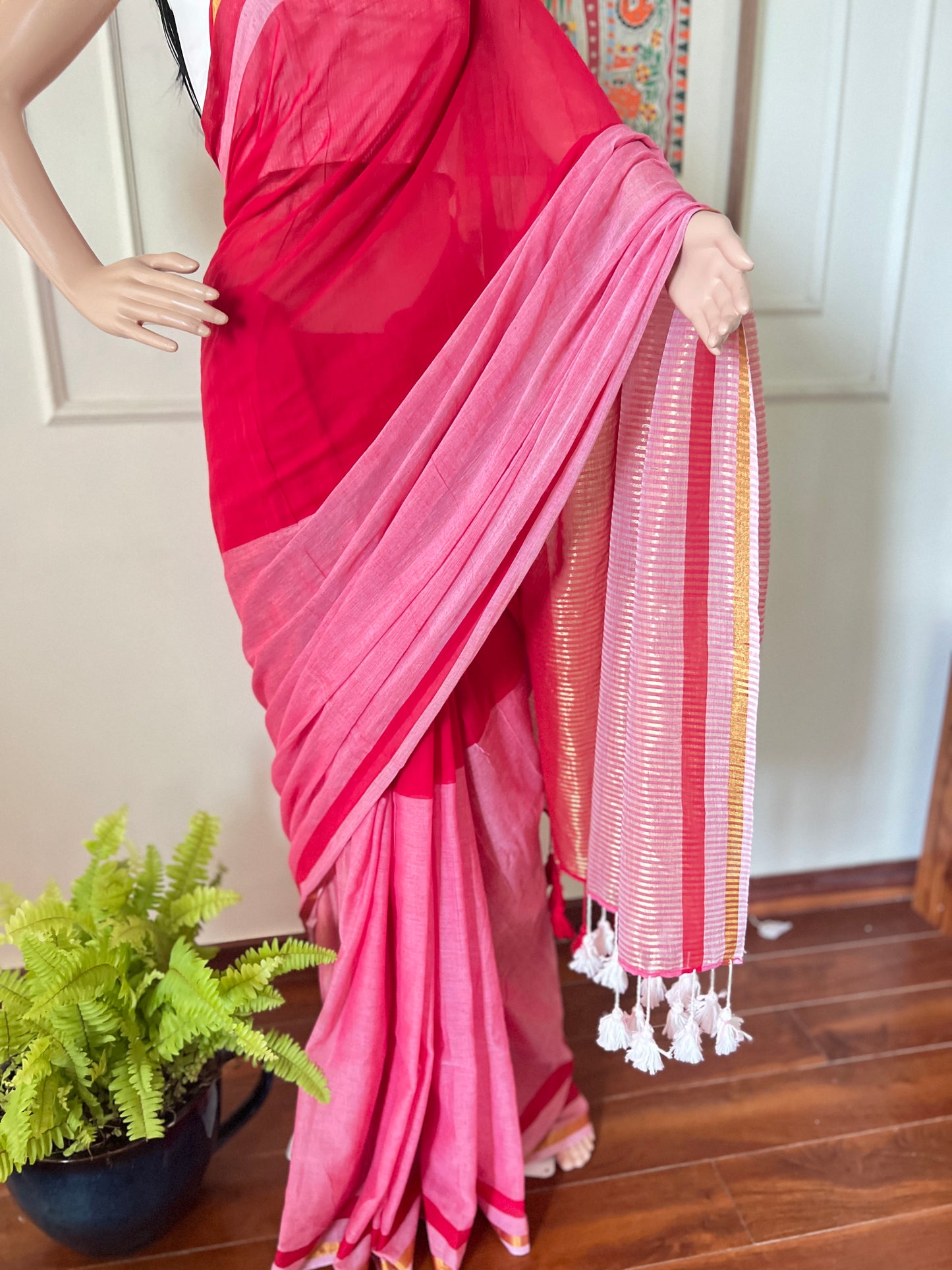 V E D K A L I || Mull Cotton Saree