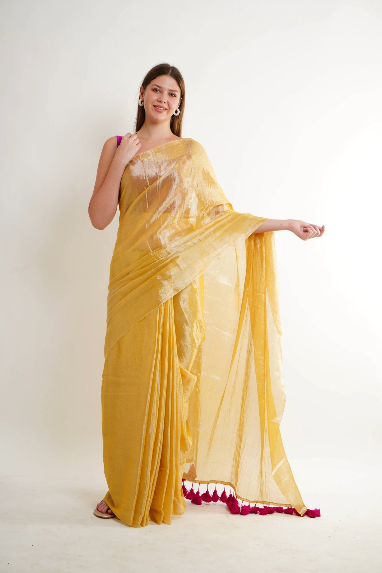 S U R A B H I || Handloom Tissue Saree