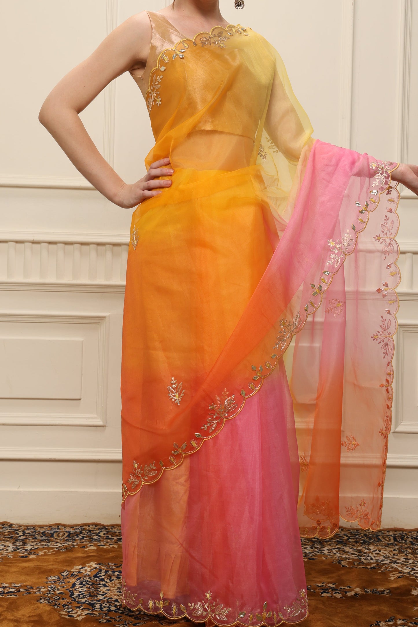 K A M Y A || Organza Saree