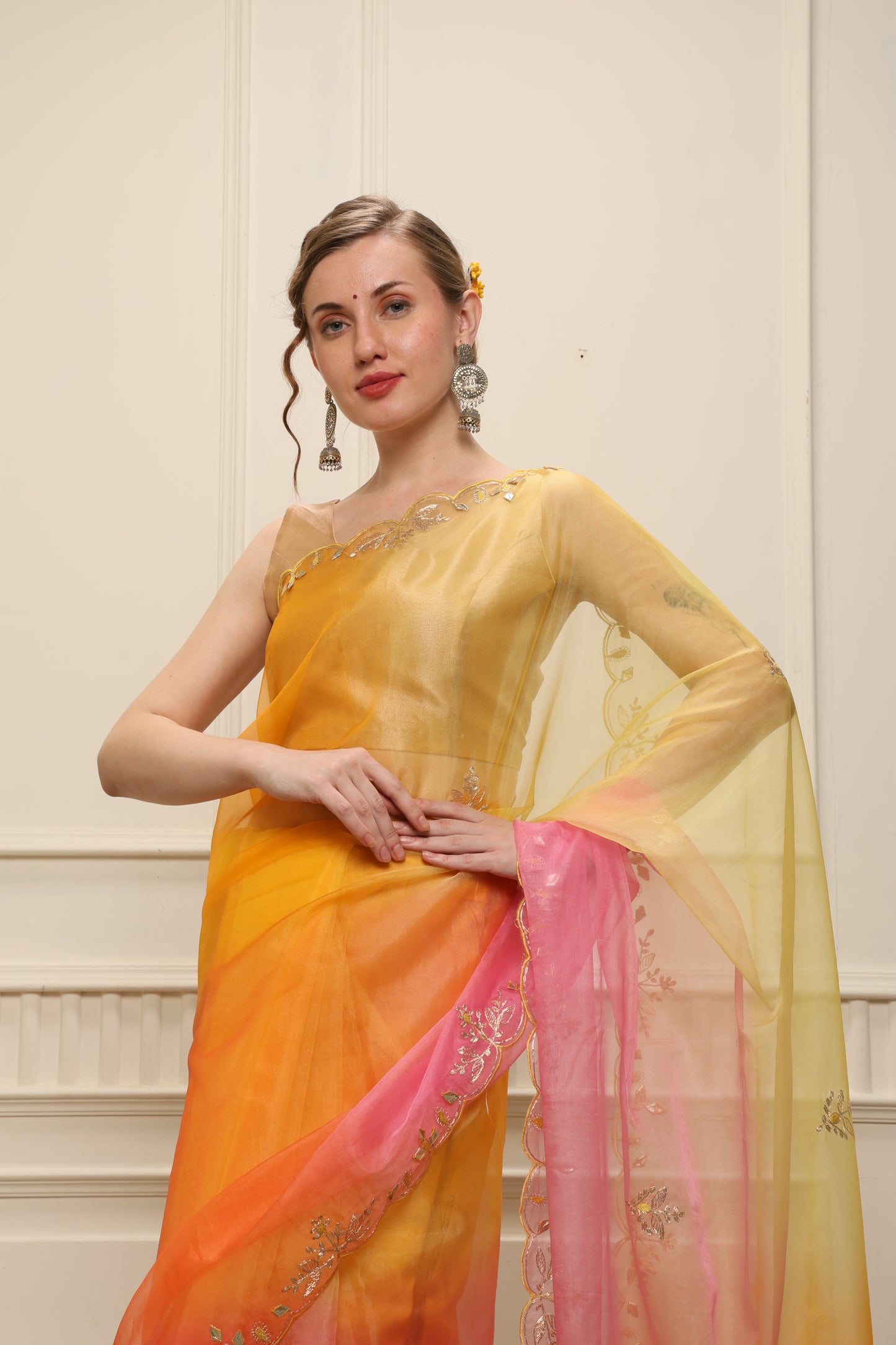 K A M Y A || Organza Saree