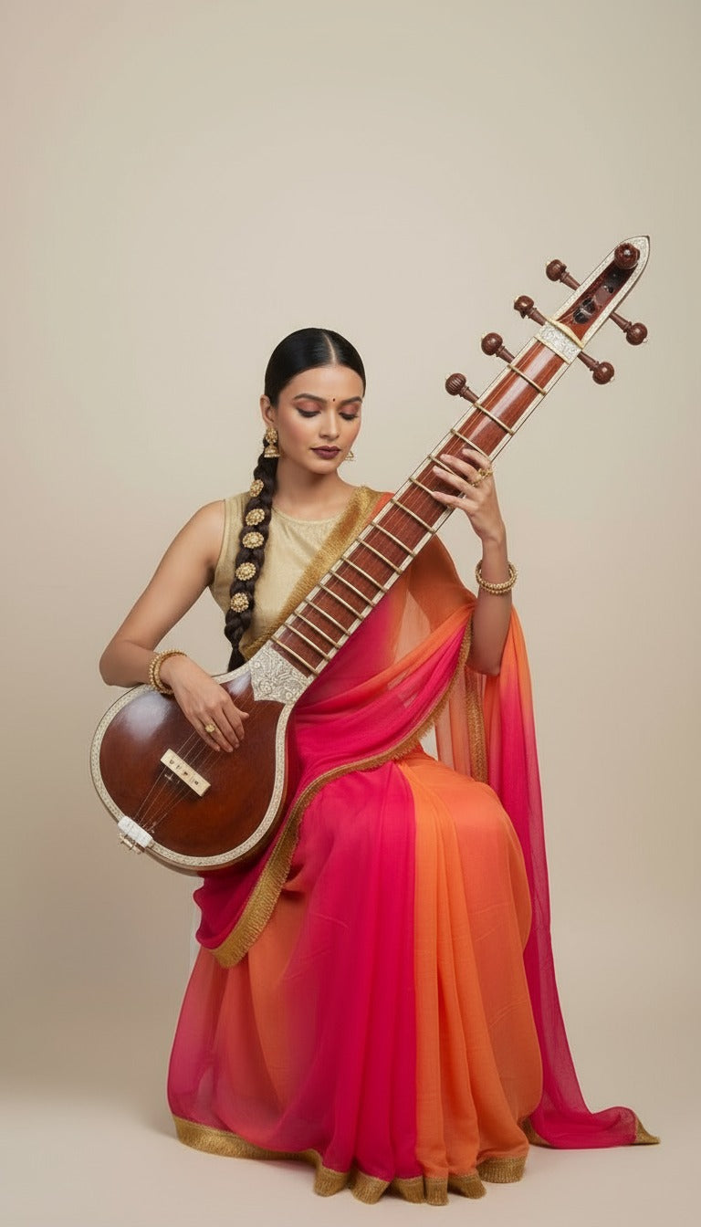 L A L I T A || Pure Chiffon saree
