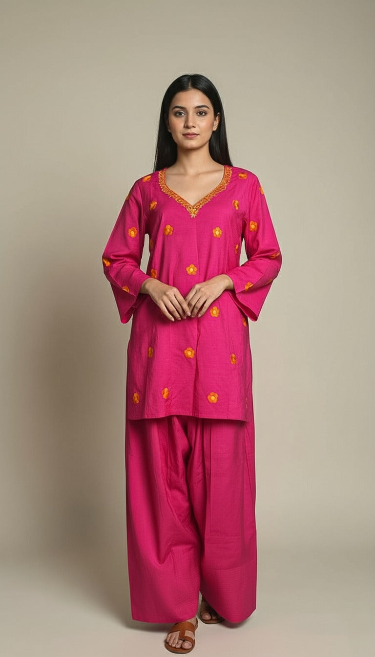 C A R N A T I O N || Oversized Farshi Salwar Set