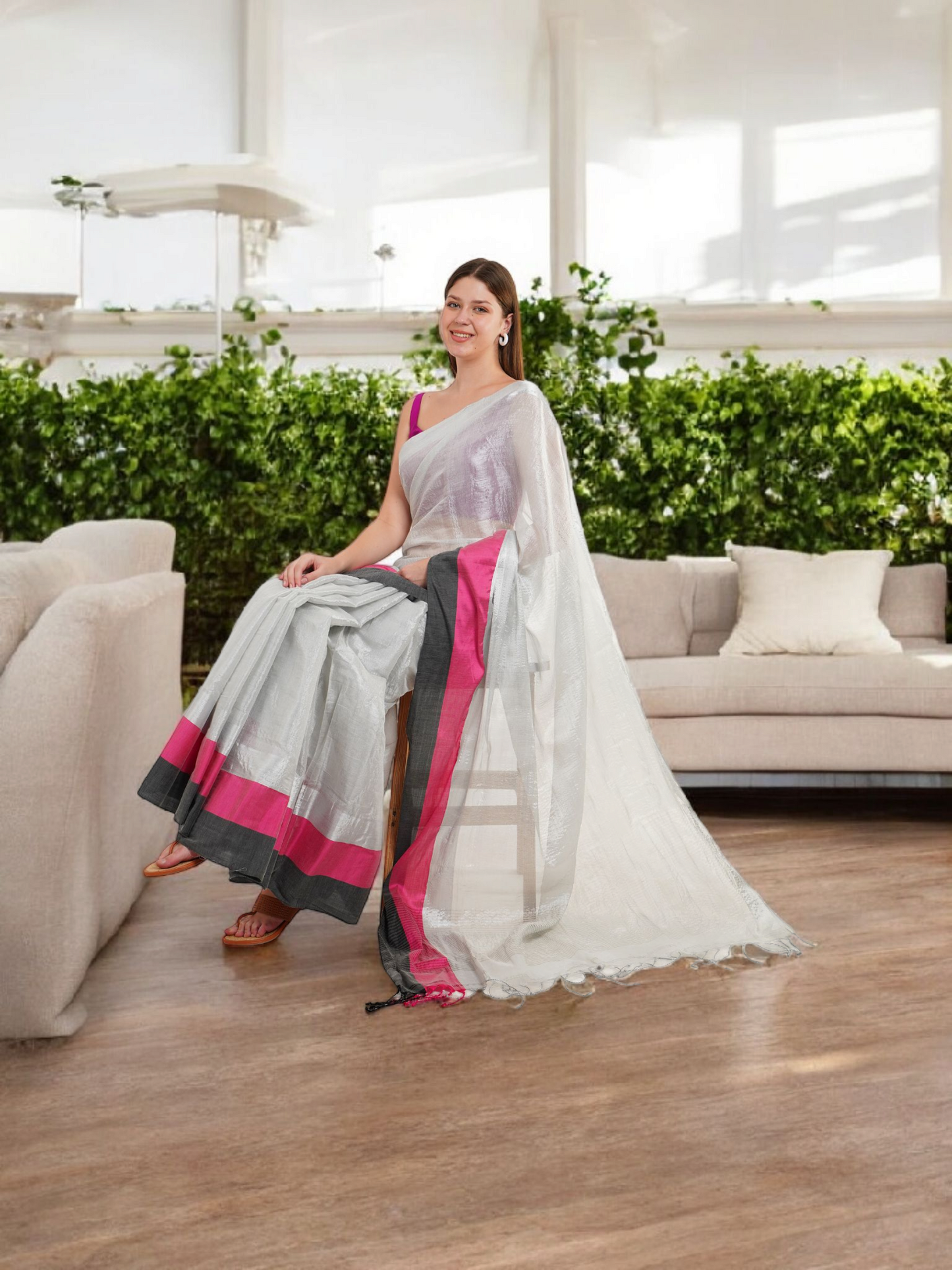 P R I Y A N K A || Handloom Raga Tissue Saree