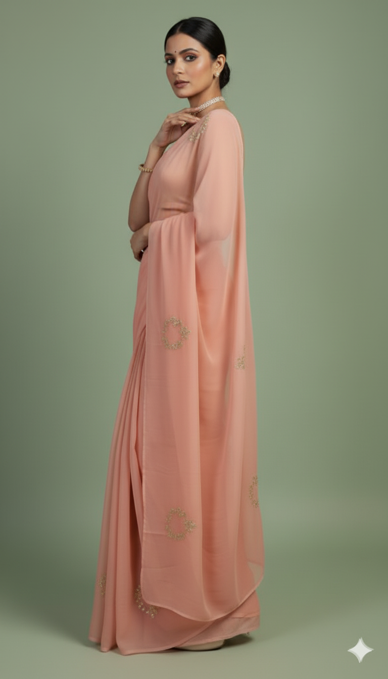 S A R V A D H Y A || Pure Chiffon Saree