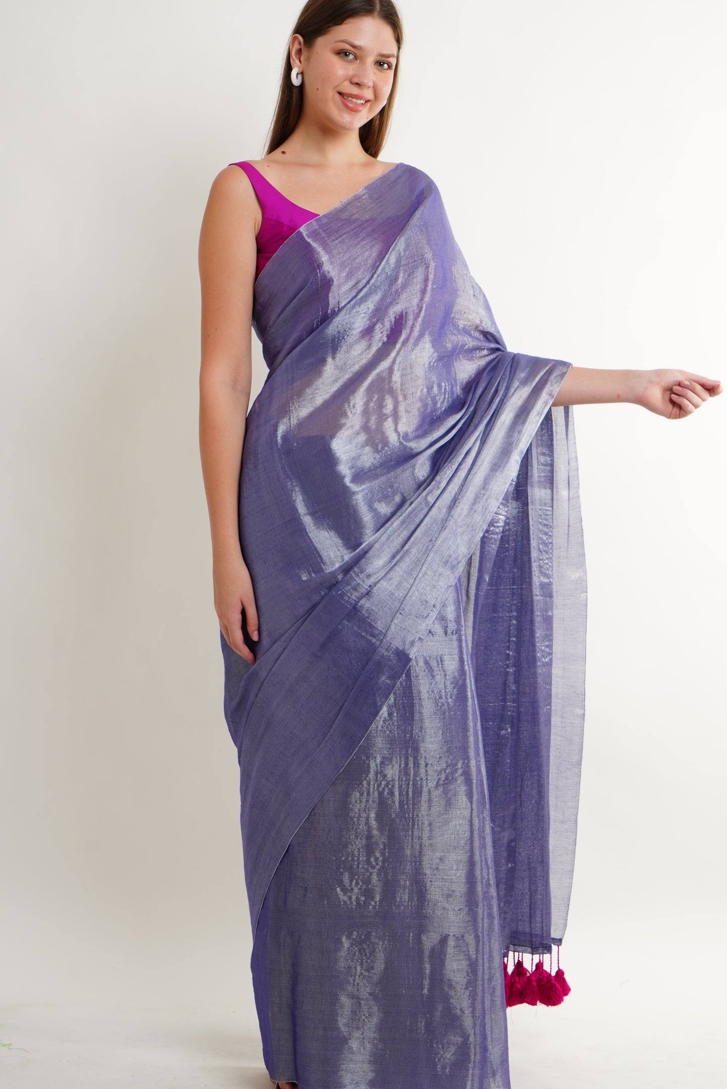 K I R A N || Handloom Raga Tissue Saree
