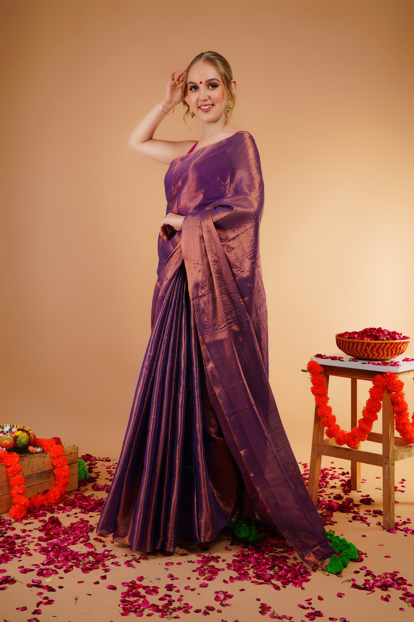 J Y O T I || Handloom Raga Tissue Saree