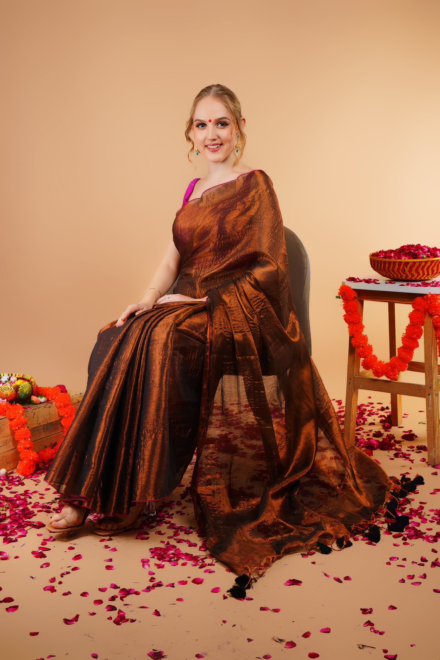 K A L P A N A || Handloom Raga Tissue Saree
