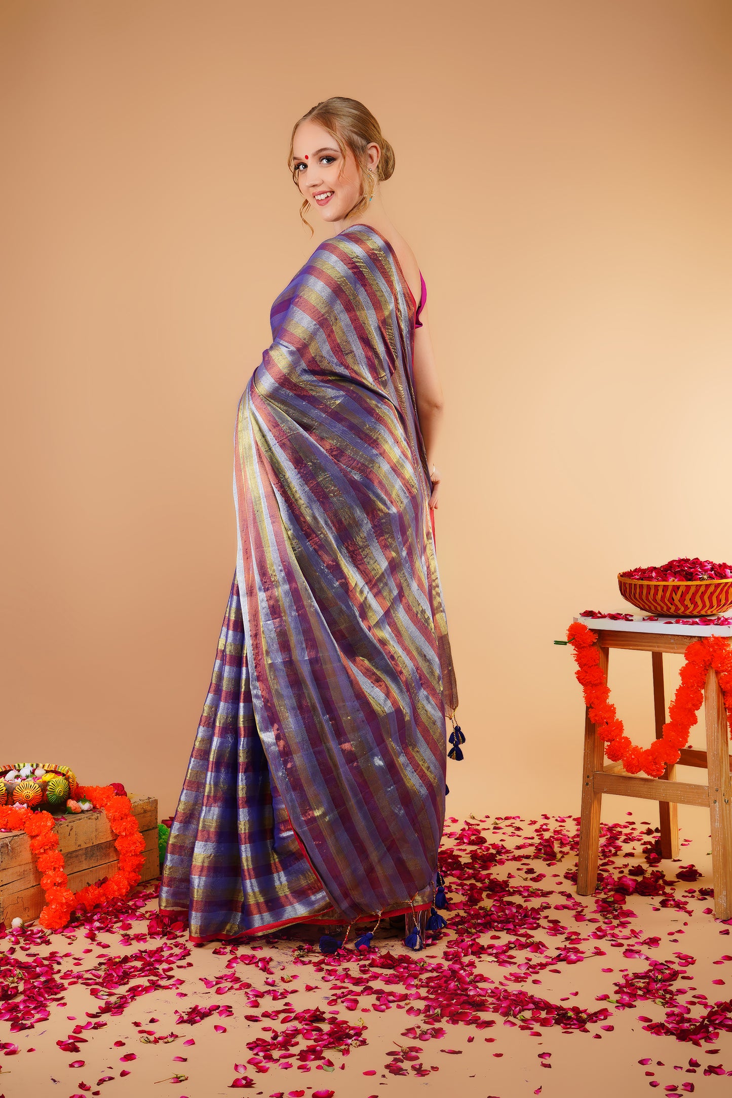 K E E S H A || Handloom Tissue Saree