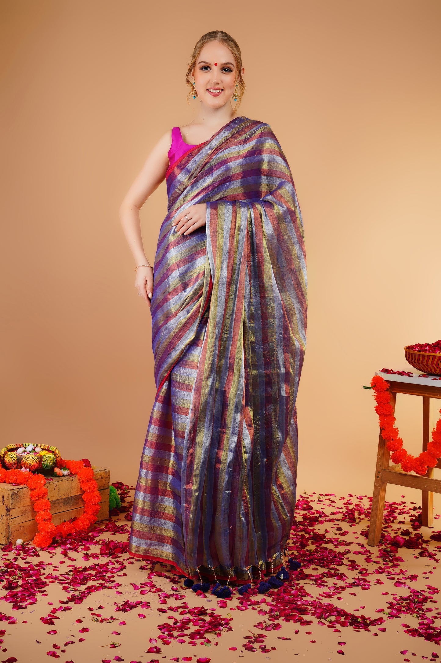 K E E S H A || Handloom Tissue Saree