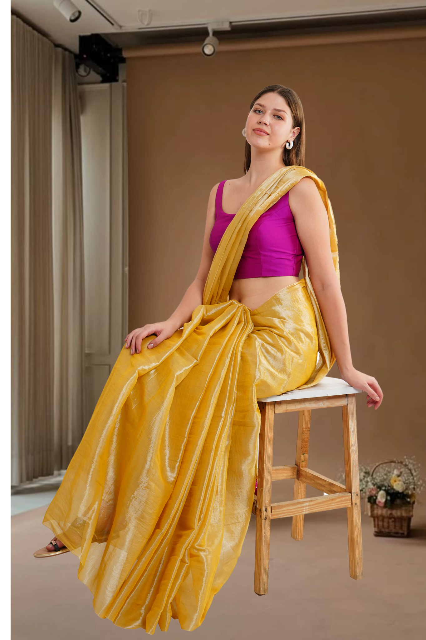 S U R A B H I || Handloom Tissue Saree