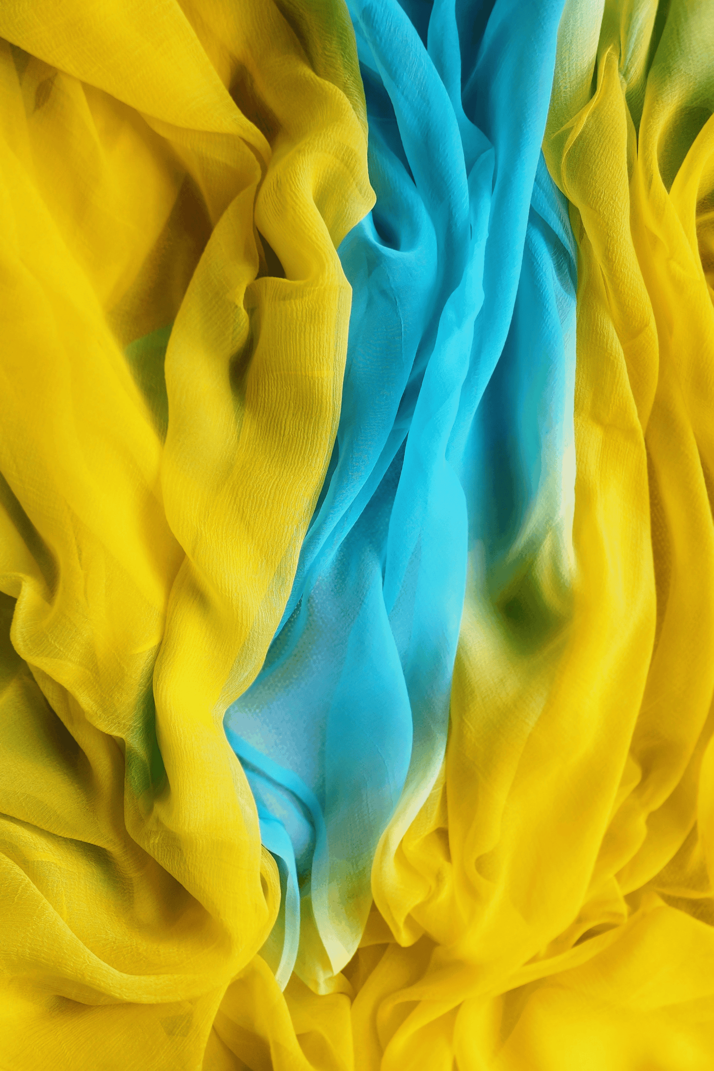 NEELI- PEELI|| Pure Chiffon Saree