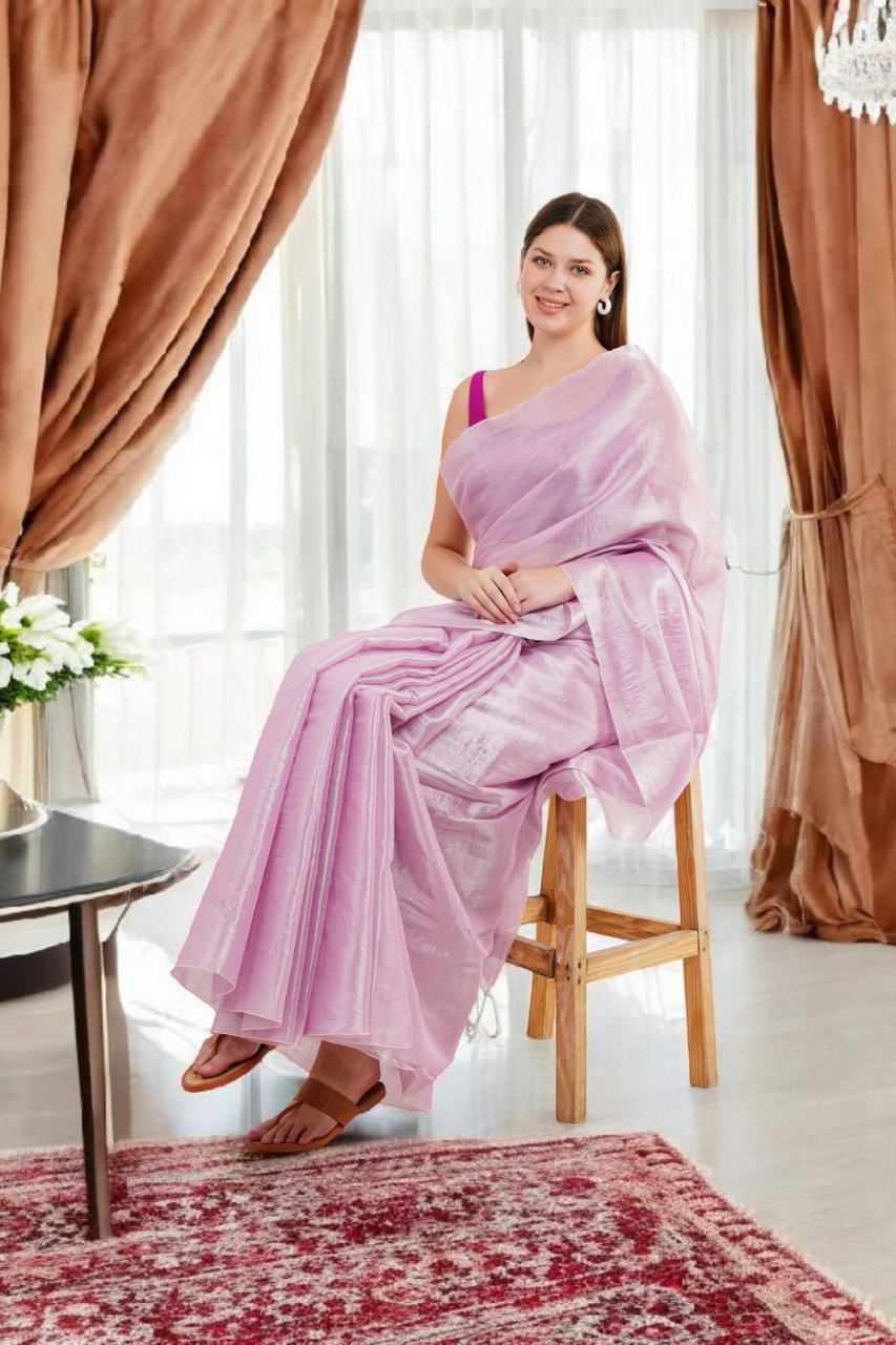 S O N A K S H I || Handloom Tissue Saree