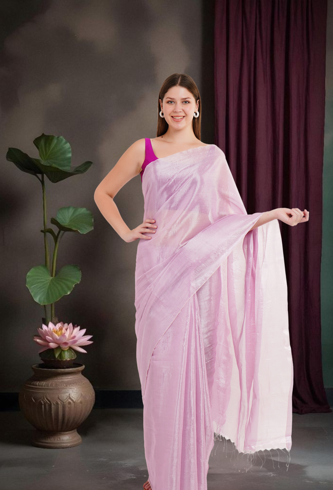 S O N A K S H I || Handloom Tissue Saree