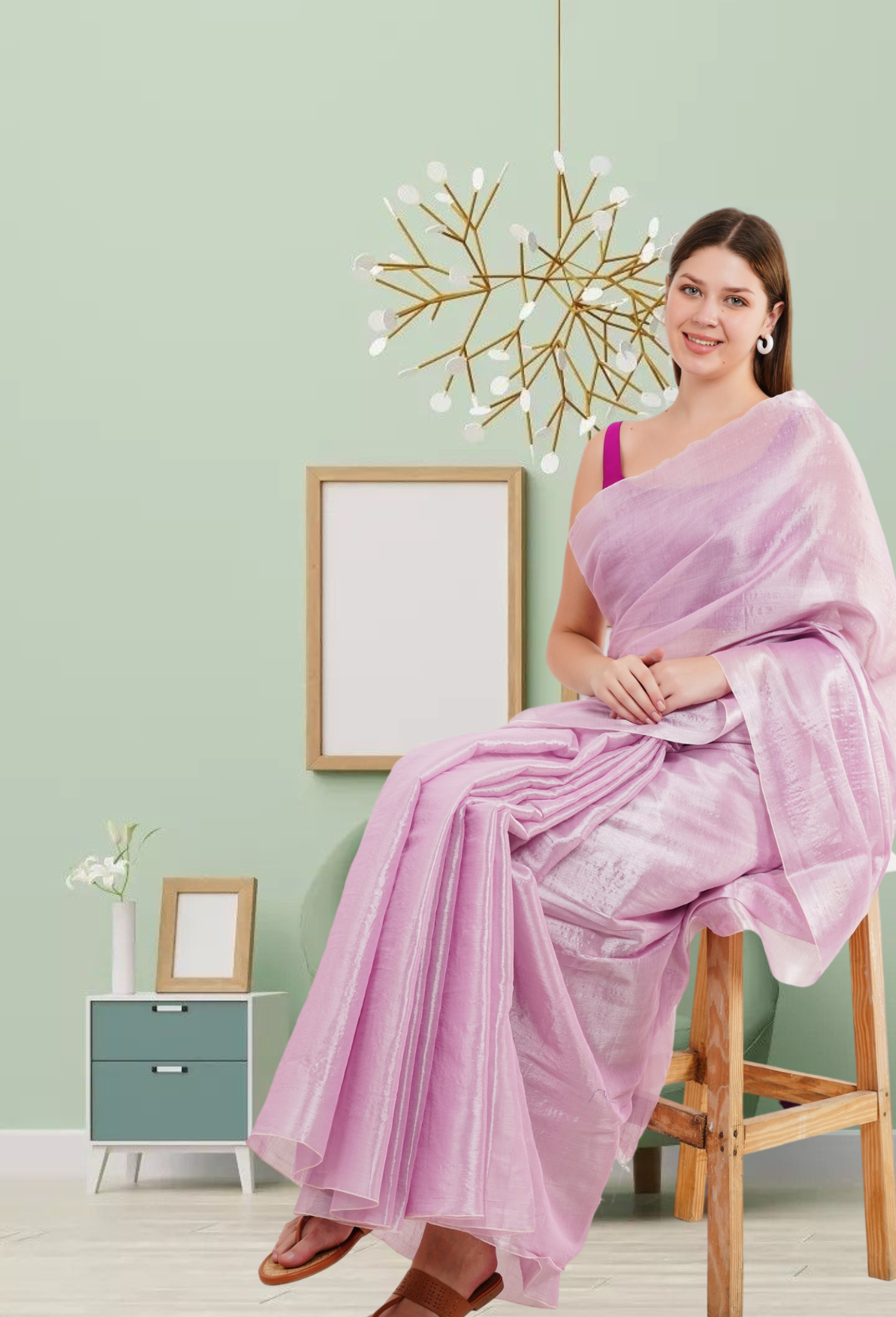 S O N A K S H I || Handloom Tissue Saree