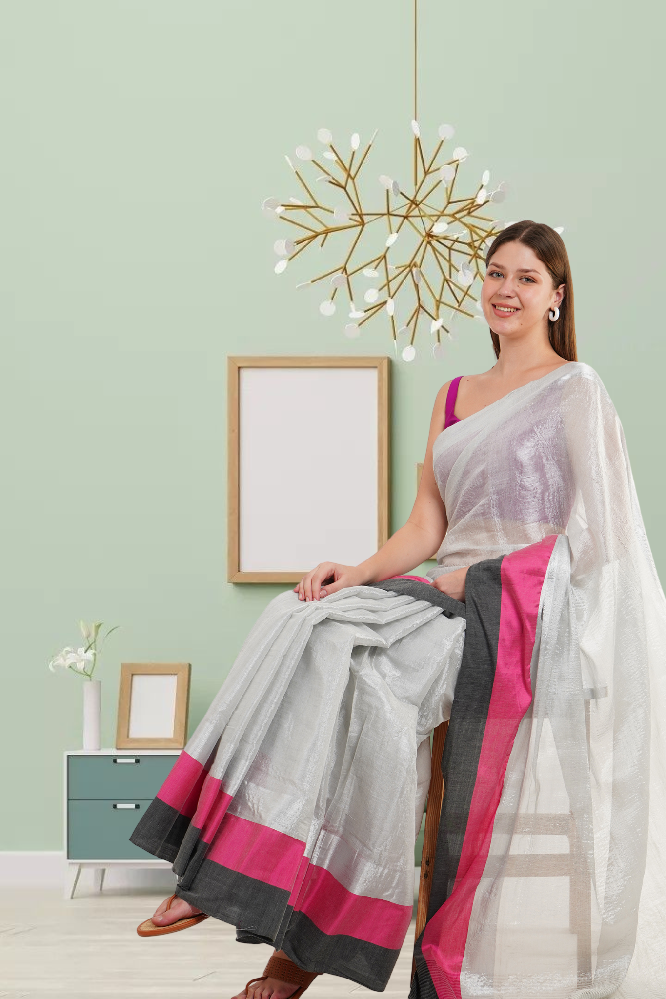 P R I Y A N K A || Handloom Raga Tissue Saree
