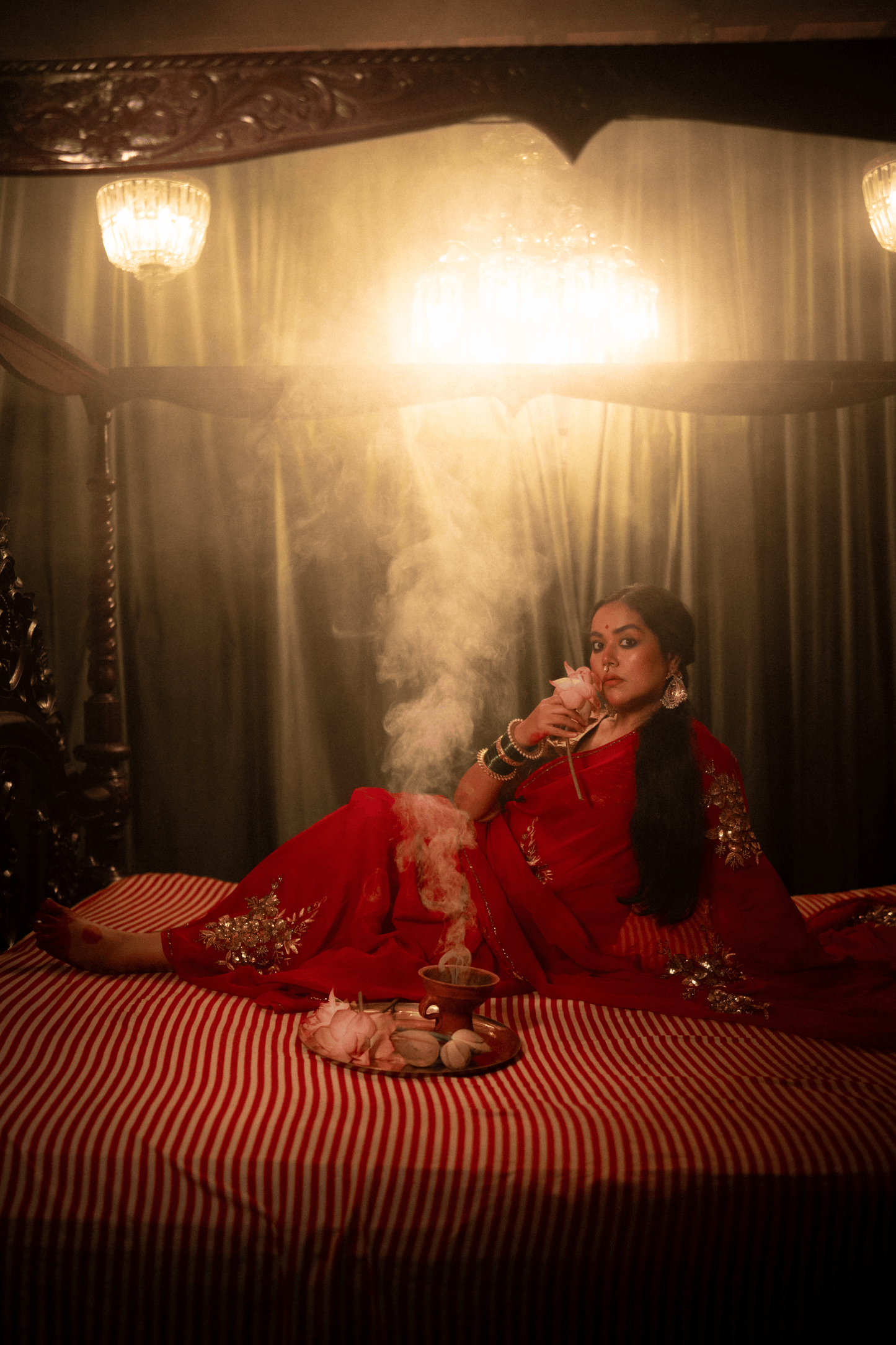 R A S E S H W A R I || Organza Heavy Work Saree