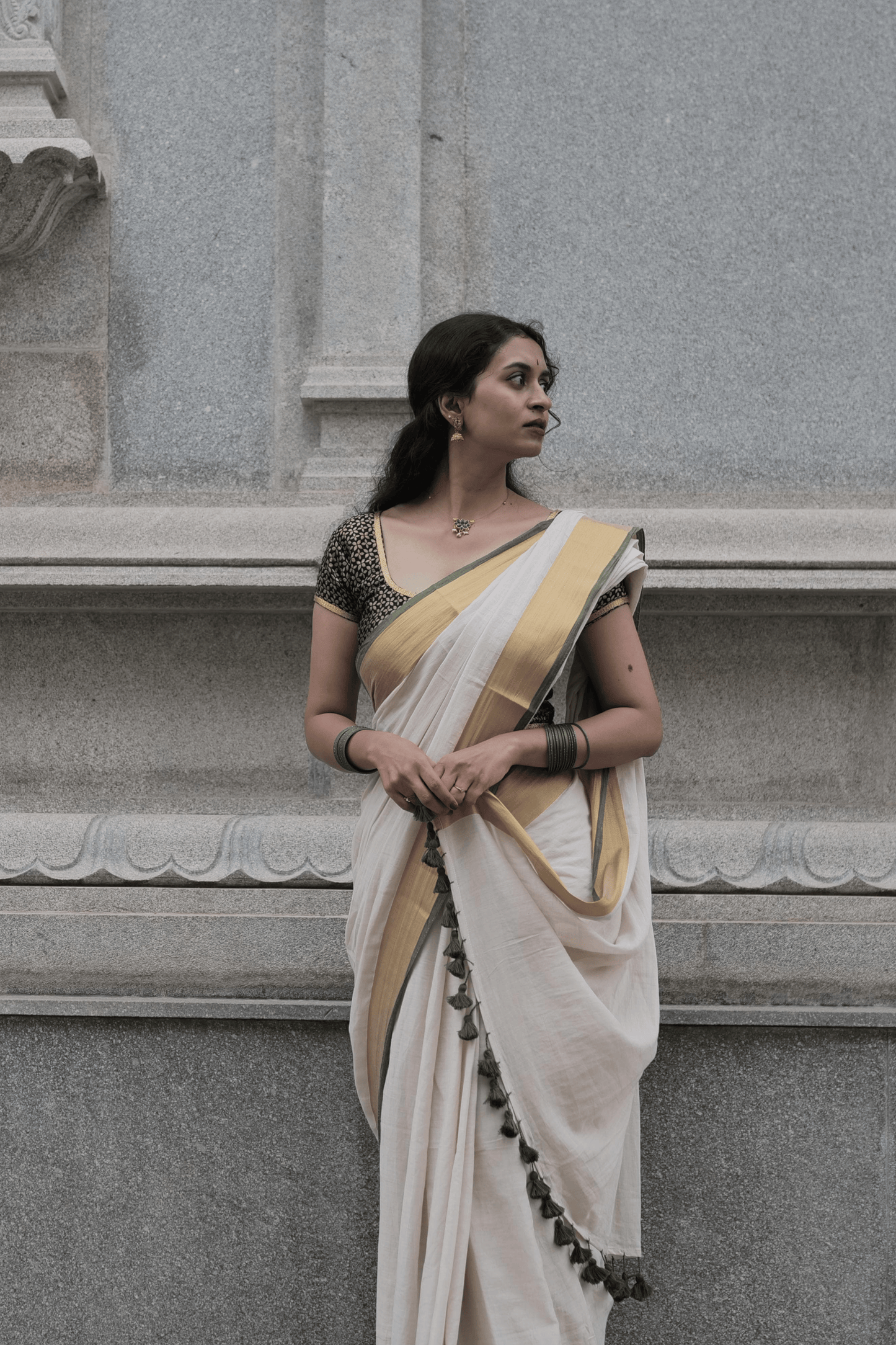 H A R S H A L I || MULL COTTON SAREE
