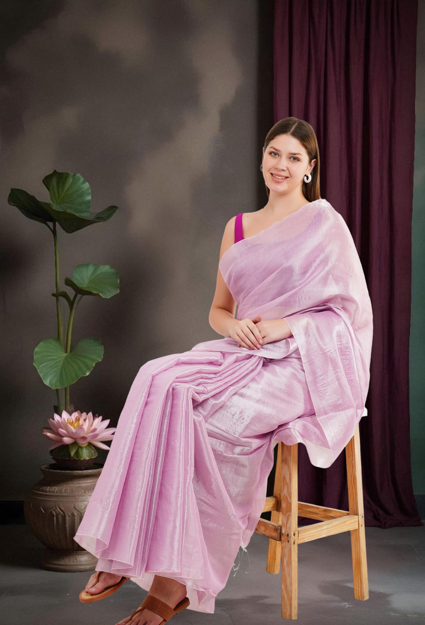 S O N A K S H I || Handloom Tissue Saree