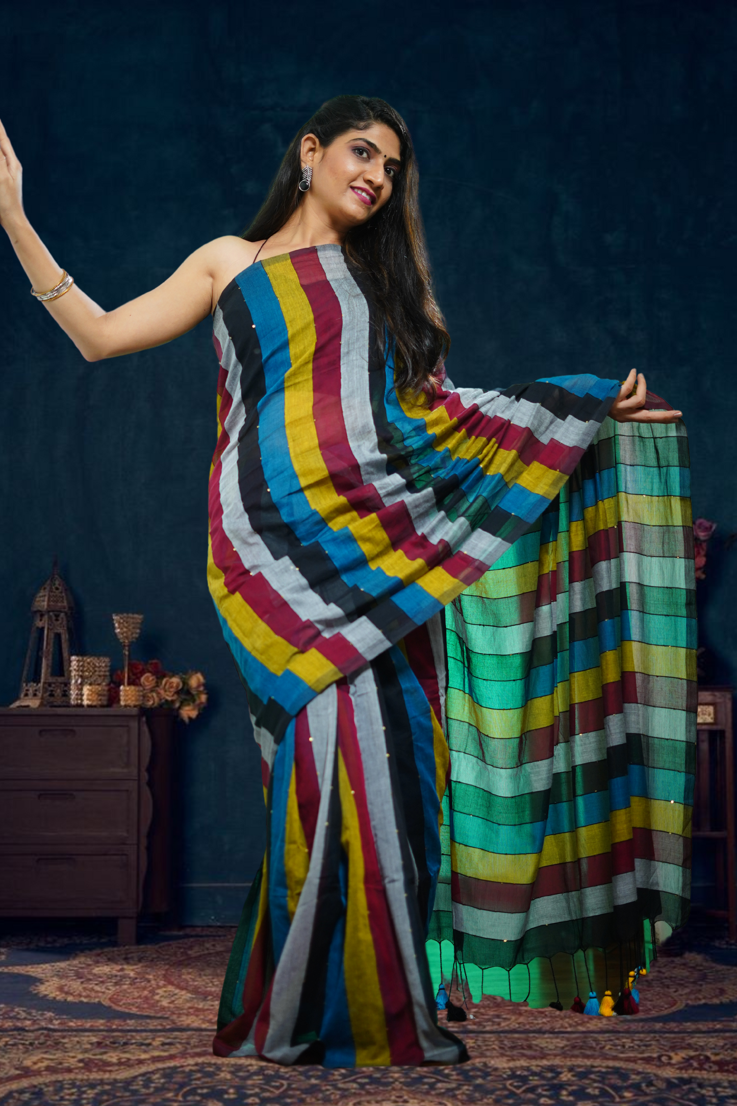 C H A M P A || Mull Cotton Saree