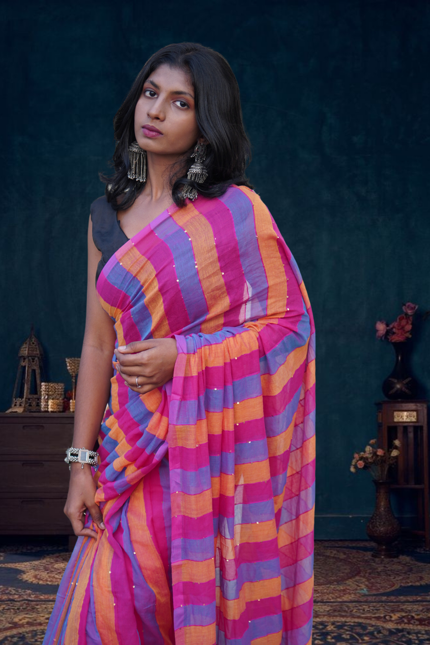 S U R A J M U K H I || Mull Cotton Saree