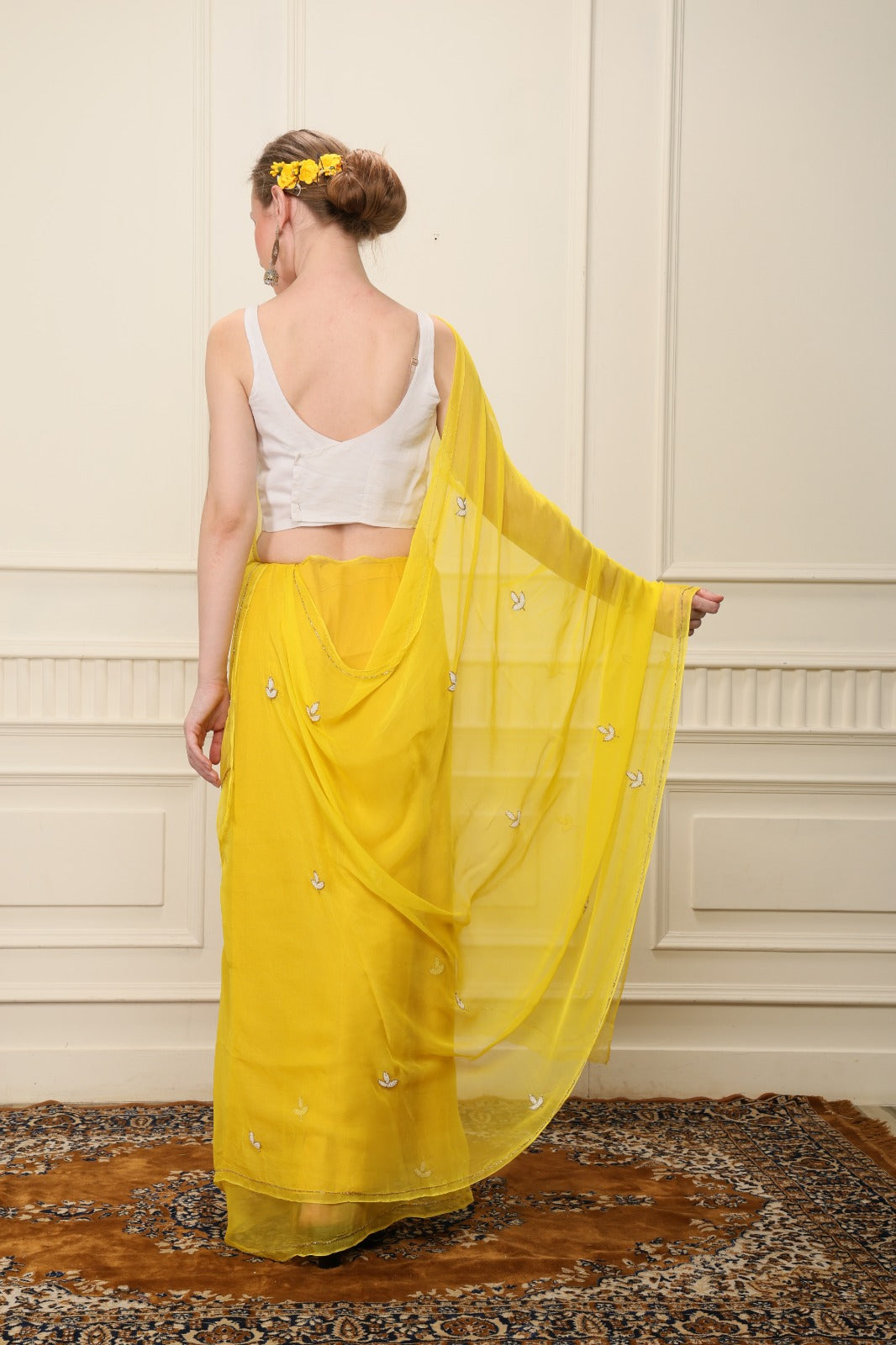 S A V I T R I || Pure Chiffon Saree