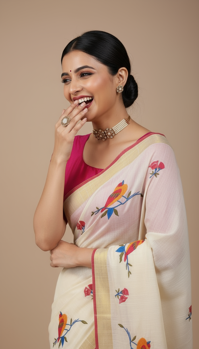C H I R I Y A A N || Semi Tussar Silk Saree