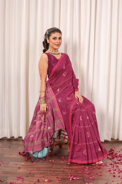 S A N I K A || Handloom Cotton Saree