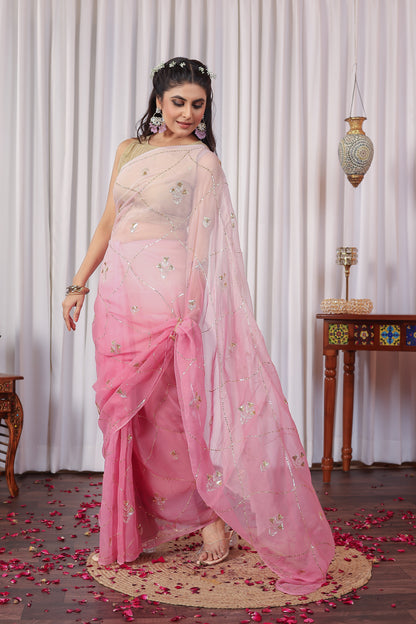 M A S T A N I || Pure Chiffon Saree