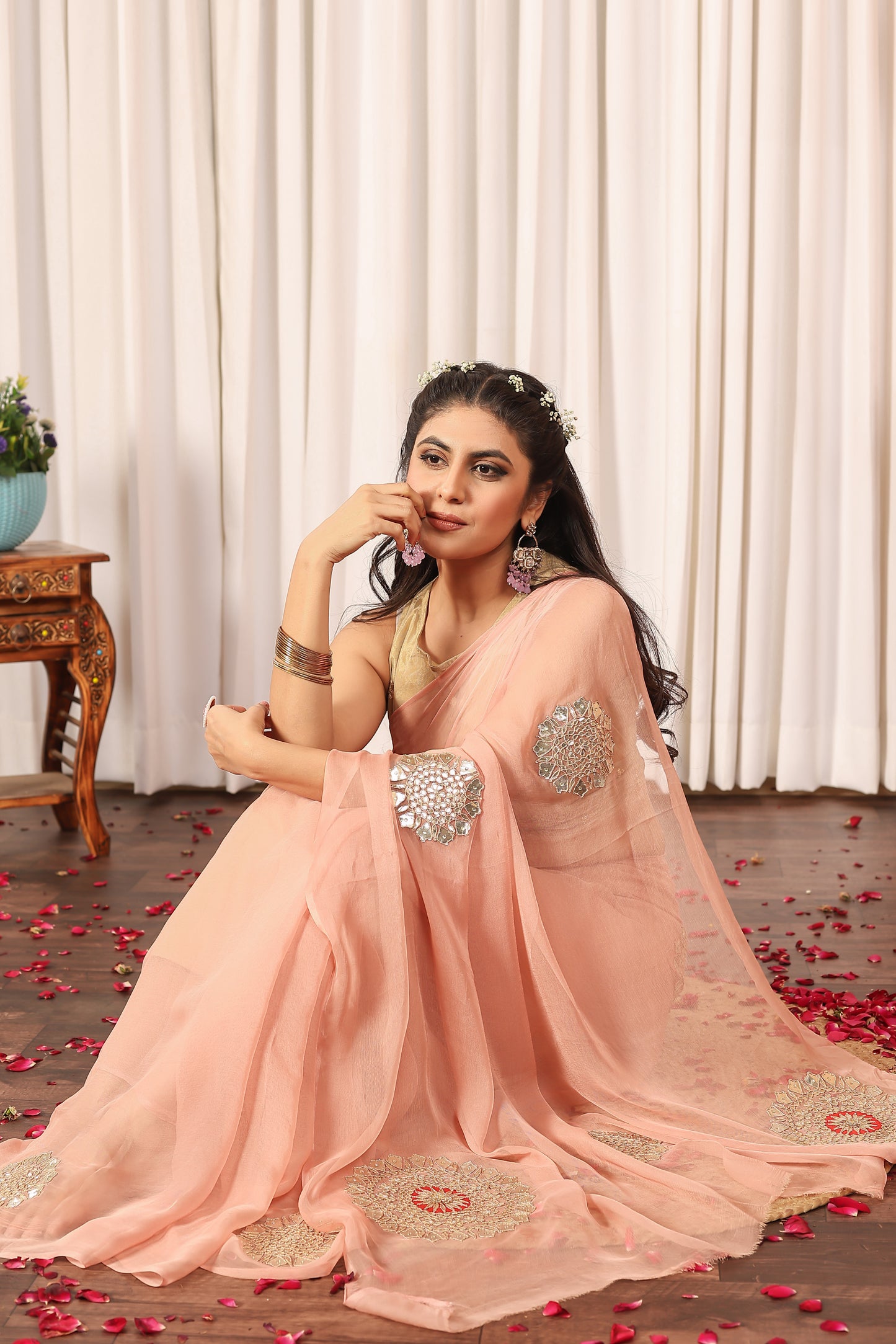 S H I T A L A || Pure Chiffon Saree