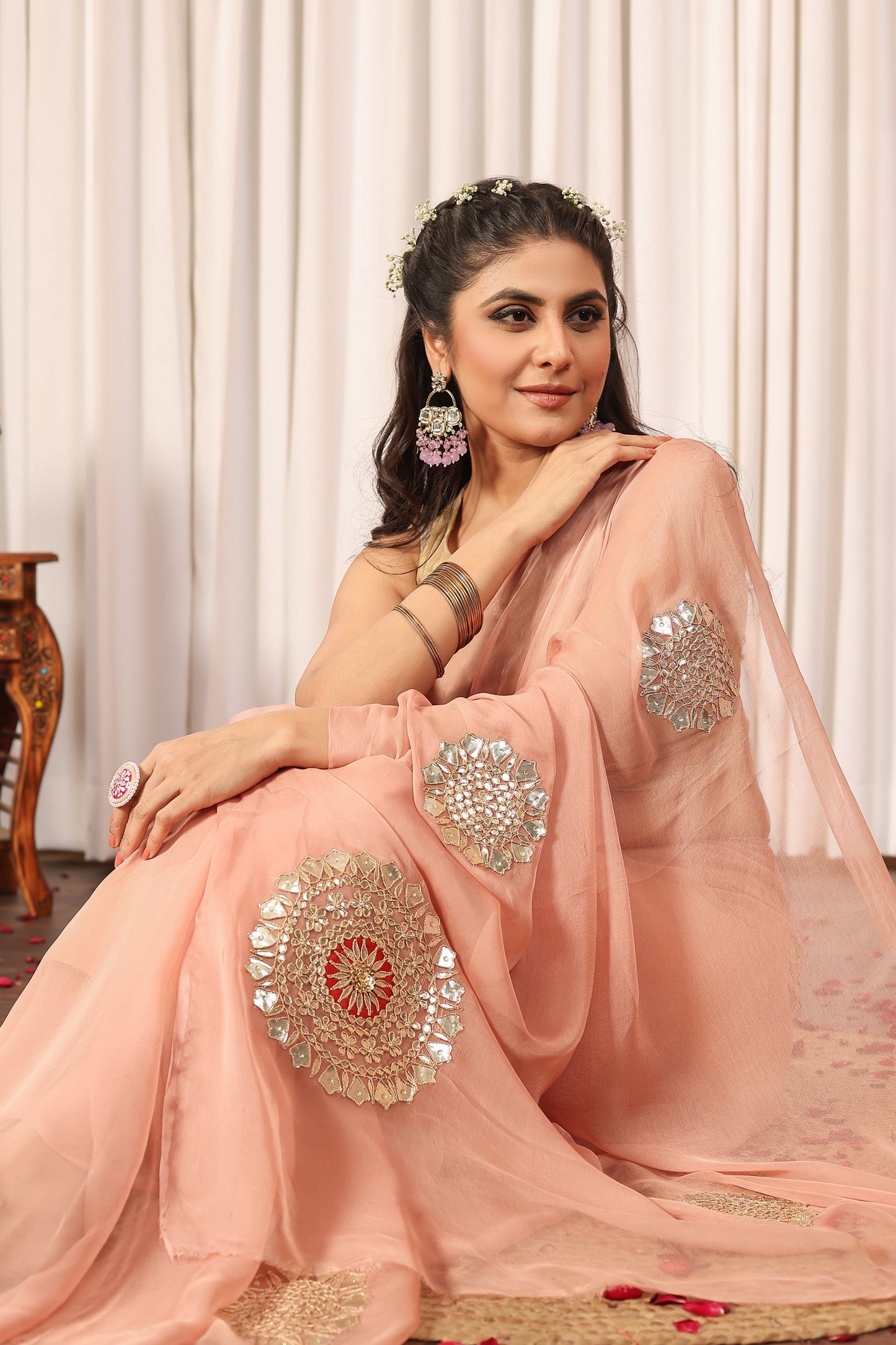 S H I T A L A || Pure Chiffon Saree