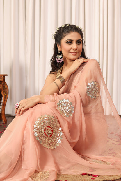 S H I T A L A || Pure Chiffon Saree