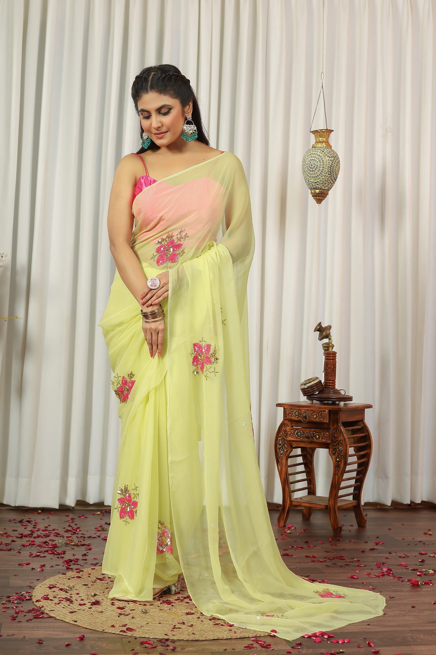 A P A R A J I T A|| Pure Chiffon Saree
