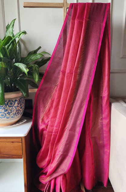 M A D H U R I || Handloom Raga Tissue Saree