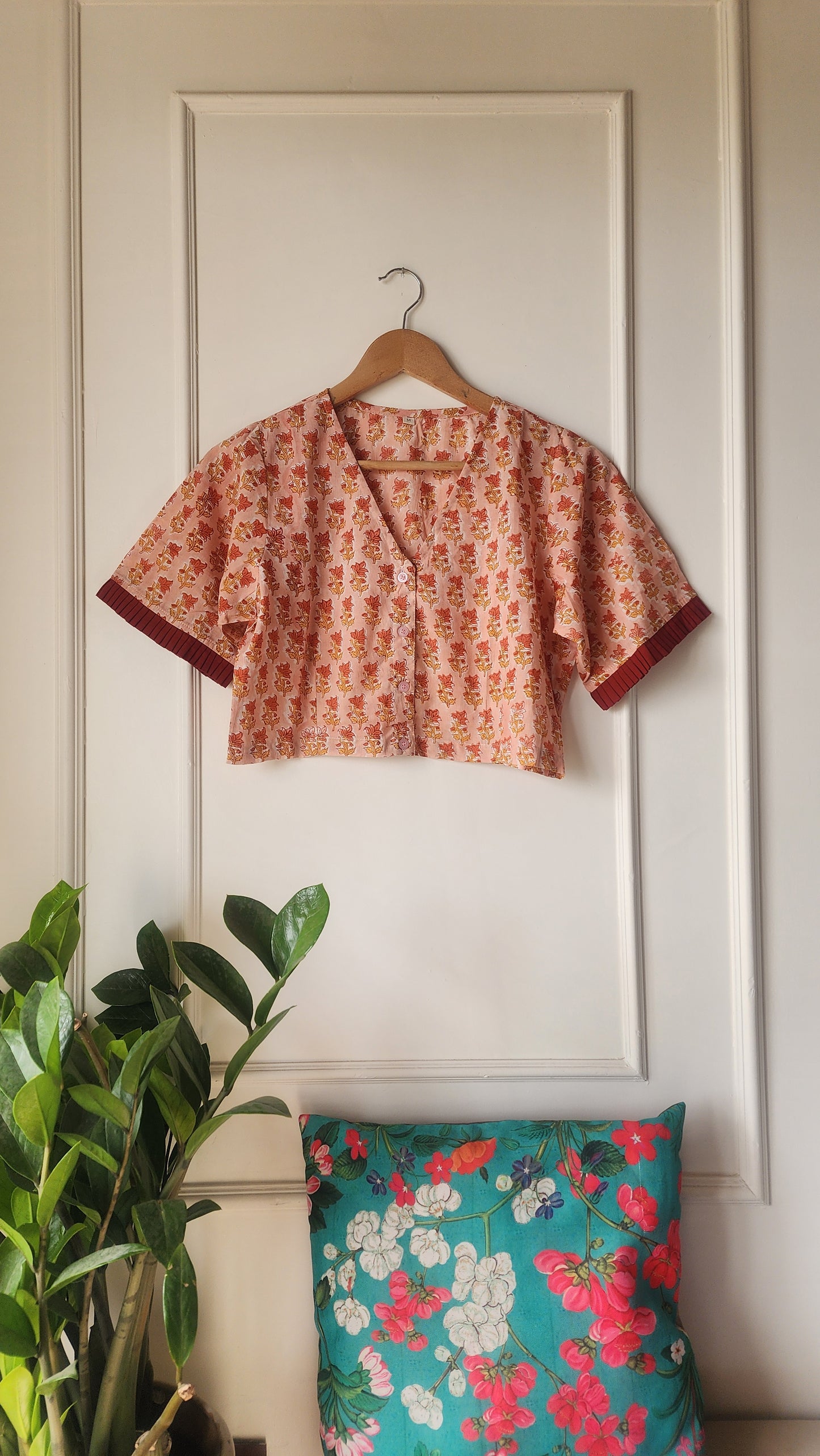 Multicolour || Hand - Block Printed Blouse