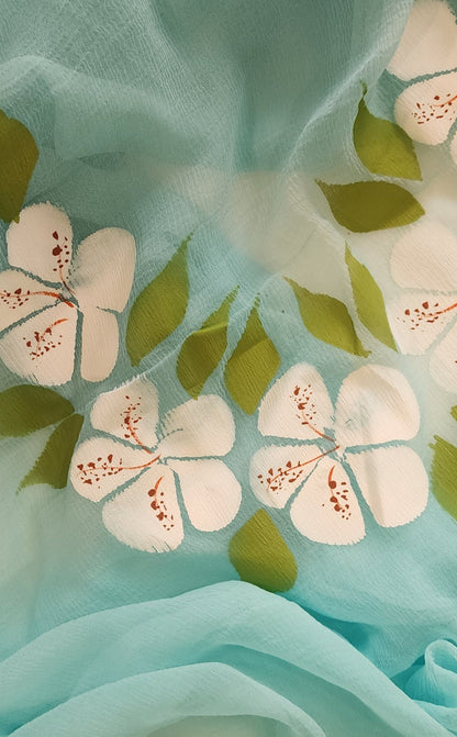 K A C H N A R || Pure Chiffon Saree
