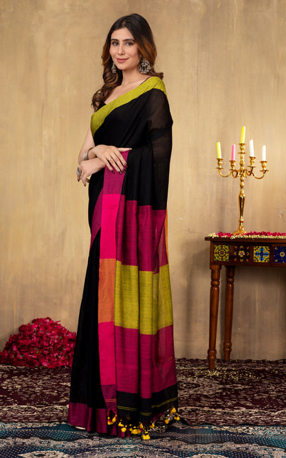 B I N A || Handloom Khadi Cotton Saree