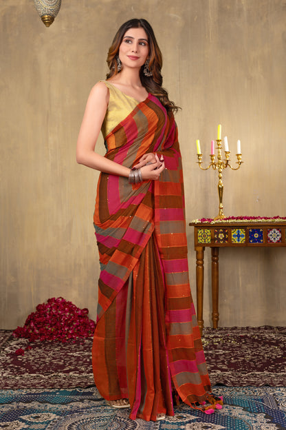 G O K A R N || Mull Cotton Saree