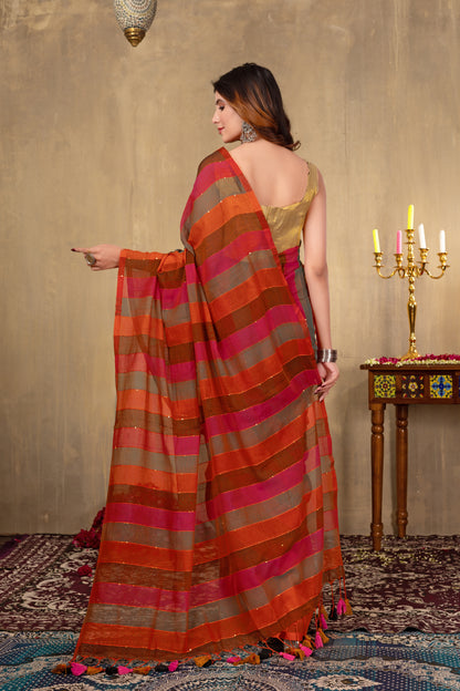 G O K A R N || Mull Cotton Saree