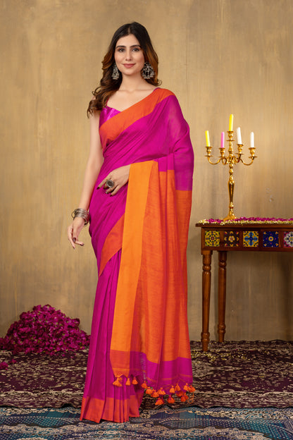 S E E M A || Handloom Khadi Cotton Saree
