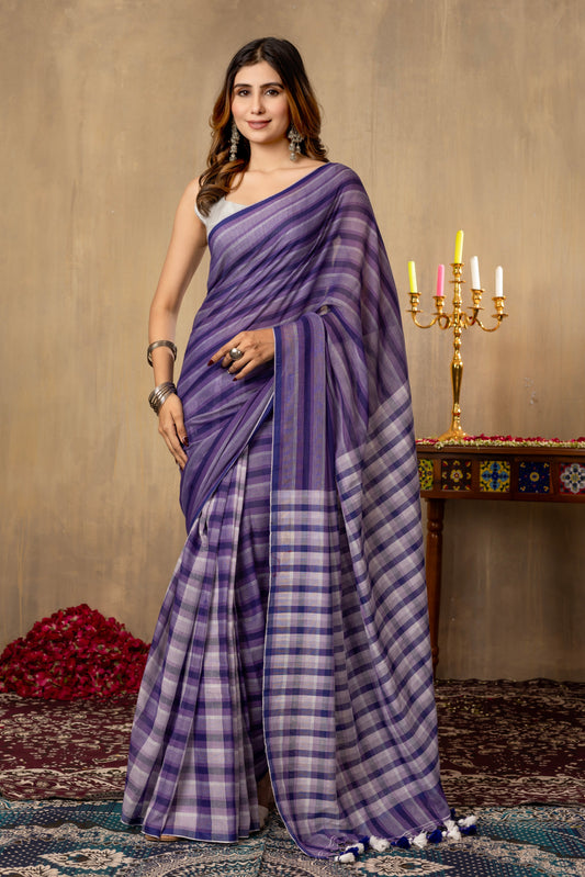 P U S H P K A L I || Mull Cotton Saree