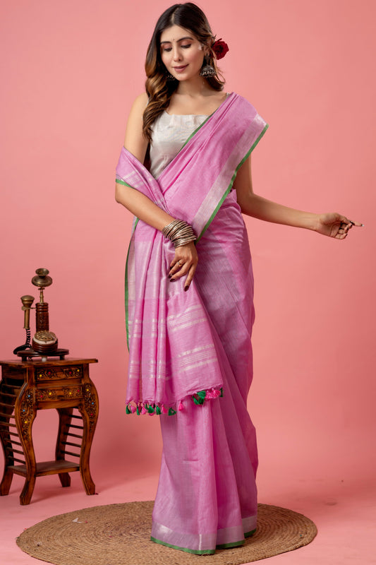 J A M U N I ||Semi Linen Saree