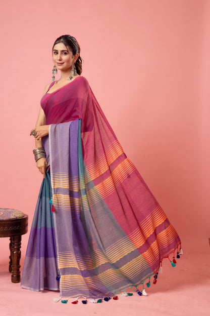 C H U I - M U I || Mull Cotton Saree