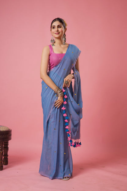 M A D H U K A M I N I || Mull Cotton Saree