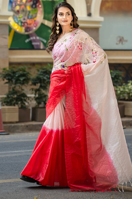 N A M I K A || Pure Organza saree
